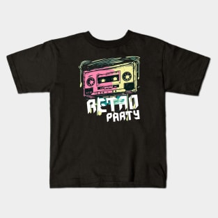 RETRO PARTY Kids T-Shirt